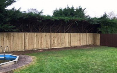 Clare’s New Feather-Edge Fencing